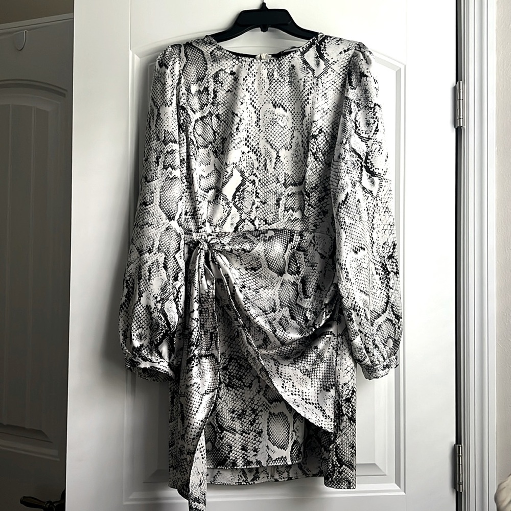 Snake print Mini Dress